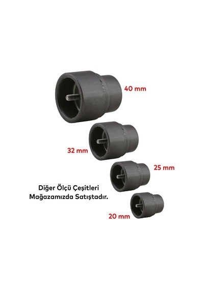 Pvc Pprc Tesisat Boru Paftası 32 Lik Mm Plastik Boru Kaynak Birleştirme Makinesi Paftası Yedeği 1\