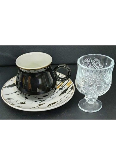 Mithra Life 6 Lı Kristal Kahve Yanı Bardak Mıt1016 Sku: Smg8690010545886