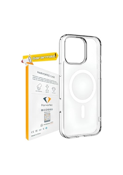 İphone 15 Pro, Magsafe İle Uyumlu Güçlü Manyetik Kılıf, Sararmaz Sert Pc Çevre Dostu Kapak, Ahize/hoparlör Filtre Diğer