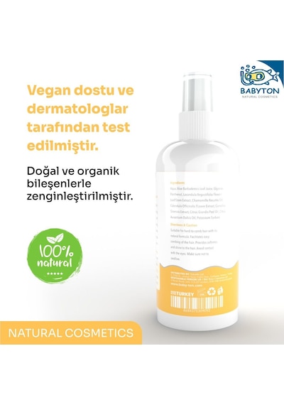 Babyton Bebek Ve Çocuklar İçin Kolay Tarama Spreyi 200ml
