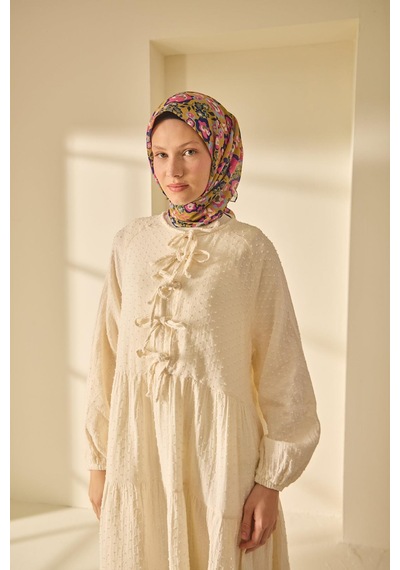 Silk Home Soft Eşarp 73090-23 Koyu Mor, Pembe, Yanık Sarı, Yeşil, Bebe Mavi