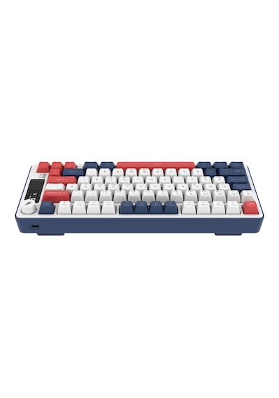 Hawk Gaming Hk255 Membrane Lcd Rgb Kablosuz/bluetooth Mavi Kırmızı %75 Türkçe Gaming Klavye