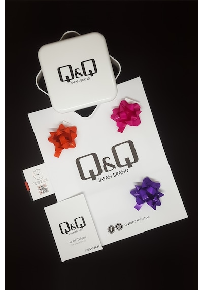Q&Q Qc208j001y Fosforlu Rakamlı Sevgili Çift Kol Saatleri