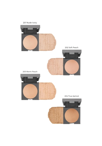 Alix Avien Mat Bitişli Sabitleyici Yoğun Kapatıcı Pudra Baked Powder 202 Soft Peach 0