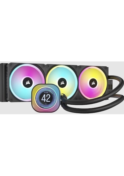 Corsair İcue Lınk H150i Lcd 360mm Sıvı İşlemci Soğutucu - Siyah