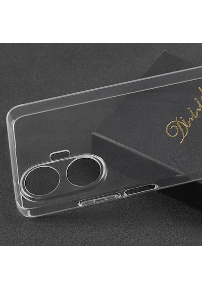 Zore Realme C55 Kılıf Nvth Süper Silikon Kapak - Renksiz