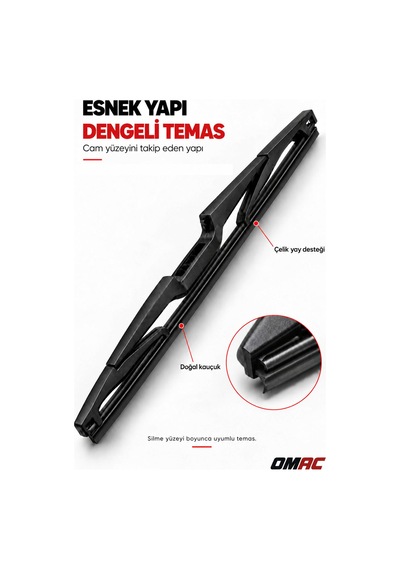 Audi Q3 2011-2018 / Q3 Iı 2018-2025 Uyumlu Arka Cam Silecek Tekli 400mm