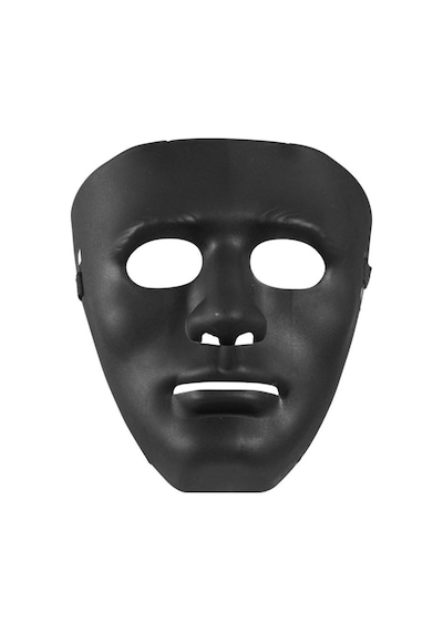 Siyah Renk Hip Hop Anonim Jabbawockeez Dans Maskesi 18x19 Cm "