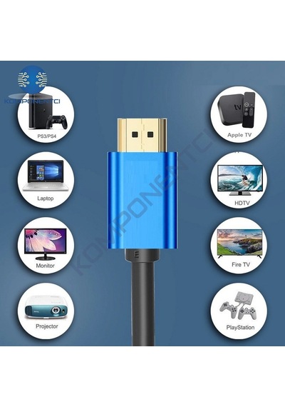 Hdmı Kablo 4k Kalitesi Altın Uçlu Korumalı 5 Metre