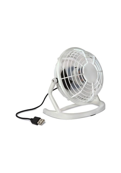 Masaüstü Usb Fan - Taşınabilir Usb Vantilatör - Plastik - Beyaz