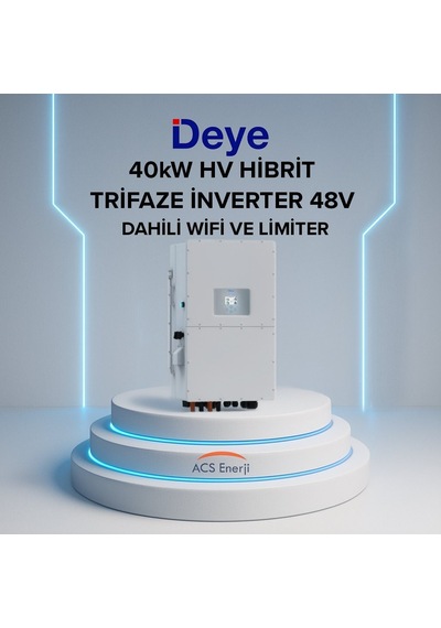 Deye 40kw Hibrit Trifaze İnverter Hv