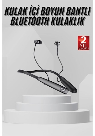 Bluetooth - 648 - 5.3 Boyun Askılı Kulaklık Düşük Gecikmeli - Muratech - Manyetik Tasarım