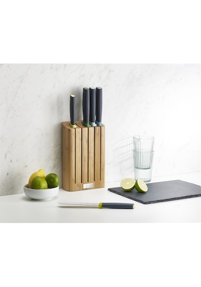 Joseph Joseph Elevate 5'li Bıçak Bambu Blok Set - Opal