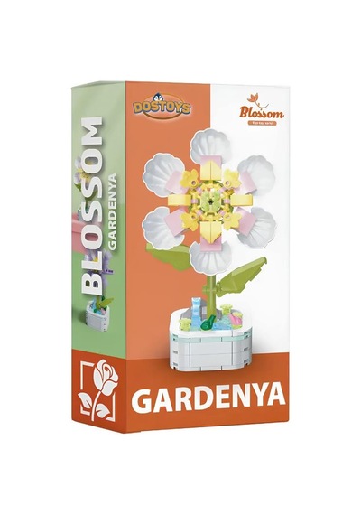 Dostoys Yapı Taşı Serisi Çiçek Yapım Seti Gardenya