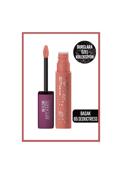Maybelline New York Super Stay Matte Ink Zodiac Likit Mat Ruj-  65 Seductress (Başak)