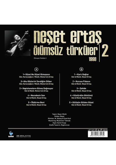 Neşet Ertaş Ölümsüz Türküler 2 - Plak