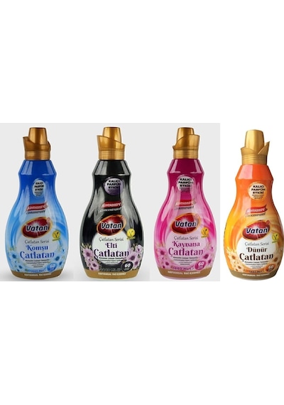 Konsantre Çamaşır Yumuşatıcı Komşu- Elti - Kaynana - Dünür Çatlatan 1440 Ml X 4 Lü Set Diğer