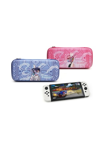 Nintendo Switch/switch Oled Oyun Konsolu Koruyucu Taşıma Ve Seyahat Çantası Pembe