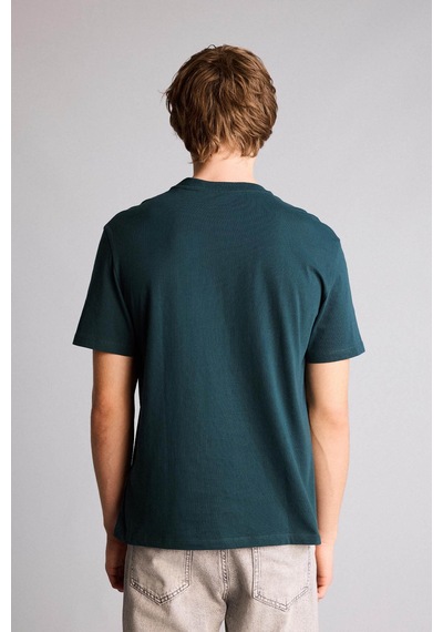 Defacto Mini Baskılı Yeşil Erkek T-shirt G3213ax/gn1079 Yeşil