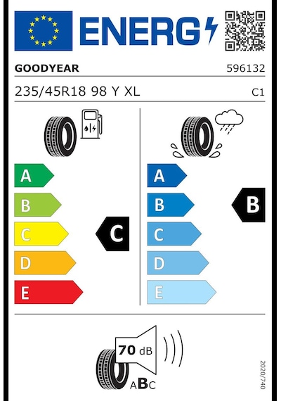 Goodyear 235/45 R18 98y Eagle Sport 2 Uhp Xl Fp Oto Yaz Lastiği  2026