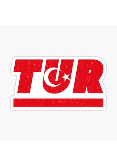 Türkiye Logo Araba Sticker Etiket Yapıştırma