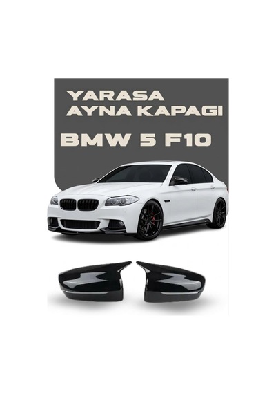 Bmw 5 Serisi F10 Lcı Makyajlı 2013 - 2017 Uyumlubatman Yarasa Ayna Kapağı Parlak Siyah