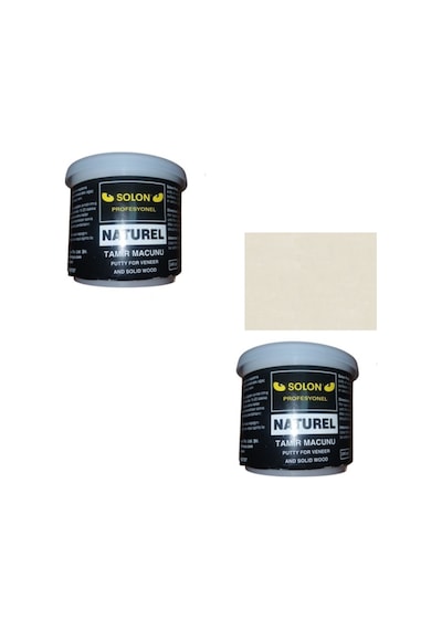 2 Adet Ahşap Masif Ve Kaplama Tamir Macunu Naturel 240 Gr.