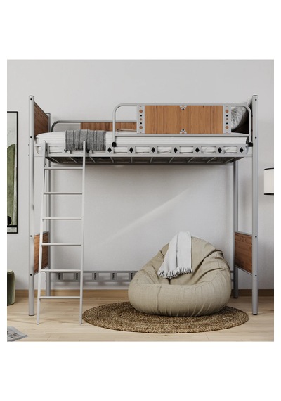 Missidea Prizma Ayrılabilir Modern Metal Ranza Gri 90x190 Cm 90 x 190