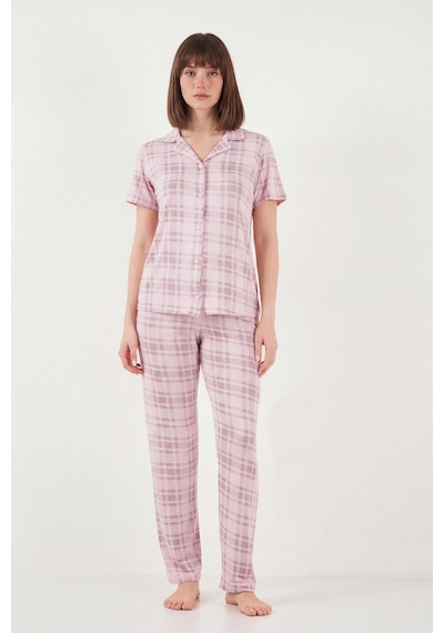 Lela Bayan Pijama Takımı 65750101y Pudra