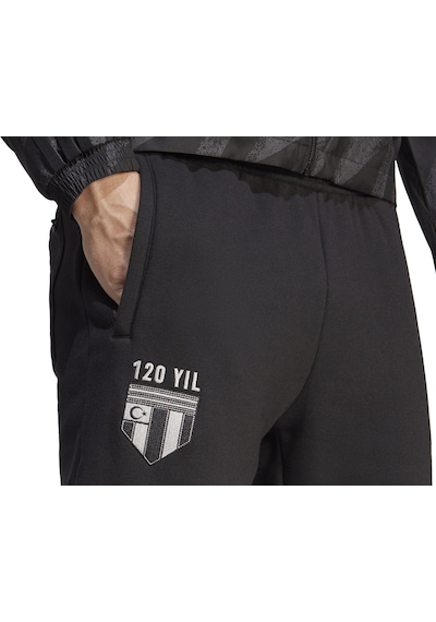 Adidas Beşiktaş 120 Yıl Anniversary 22/23 Eşofman Altı Erkek Futbol Eşofman Altı Ht9832 Siyah 001