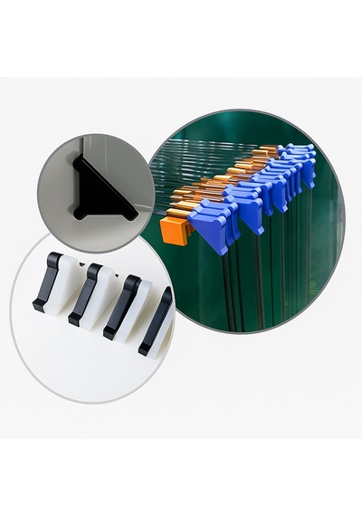 Ayrıntıshop Cam Köşe Koruyucu Plastik Takoz 4mm İle 6mm 2000adet