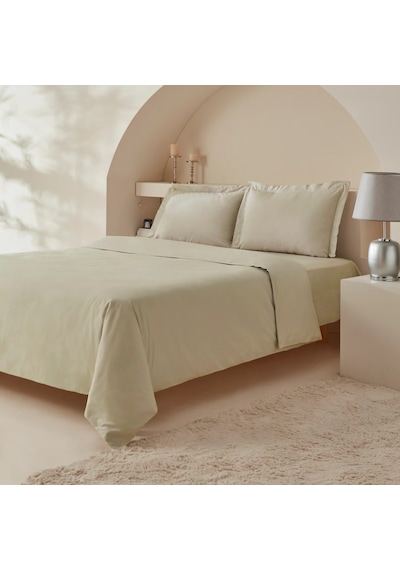 Komfort Home White Collection 120 Tel %100 Pamuk Percale Battal B Renkli