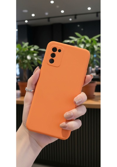 Samsung Galaxy A02s Uyumlu İçi Kadife Kamera Korumalı Renkli Silikon Kılıf