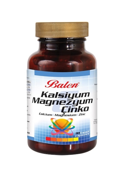 Balen Kalsiyum Magnezyum Çinko 90 Kapsül