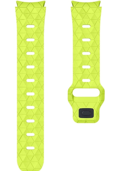 Galaxy Uyumlu Watch 6 44mm Krd-116 20mm Futbol Desenli Spor Tasarımlı Silikon Kordon