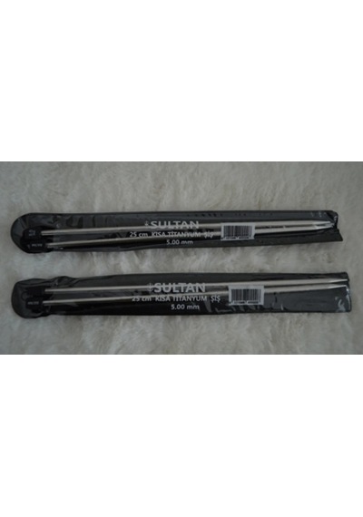 Kısa Titanyum Şiş 25cm 5 No 2 Adet