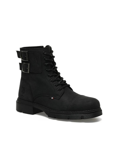 U.S. Polo Assn. Erkek Bot & Bootie Siyah 101397700 Petros 3pr 24ks94000774 S940100 Siyah