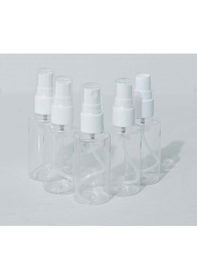 Sprey Başlı Plastik Boş Pet Şişe 50 Ml 5 Adet