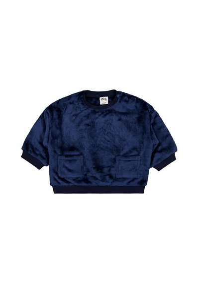 Civil Baby Çift Cep 6-18 Ay Sweatshirt - Lacivert