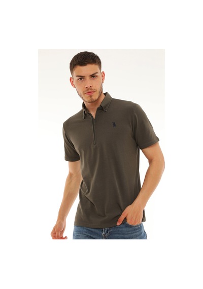 T8583 Dewberry Erkek T-shırt-haki Haki