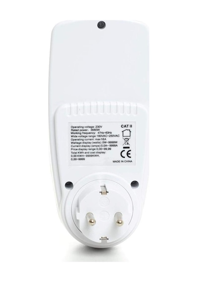 Tr Pm002+ Wattmetre Enerji Ölçer 16a 3680w