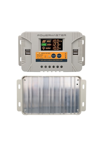 Powermaster Pm-40a 12v-24v 40 Amper 4 Usb Çıkışlı Dijital Ekranlı Solar Şarj Regülatörü