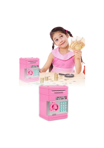 Akıllı Atm Kumbara Ve Mini Banka Şifreli Ve Dijital Kasa
