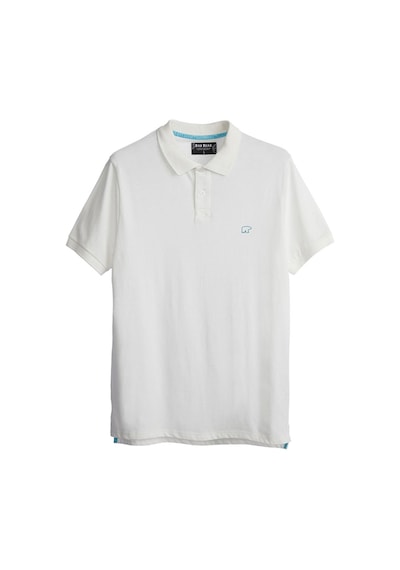 Bad Bear Pure Erkek Beyaz Polo Yaka Tişört-Xl