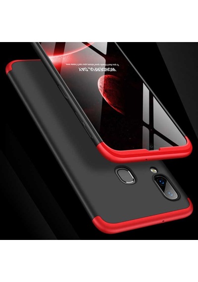 Samsung Galaxy Uyumlu A30 Kılıf Zore Ays Kapak-Siyah