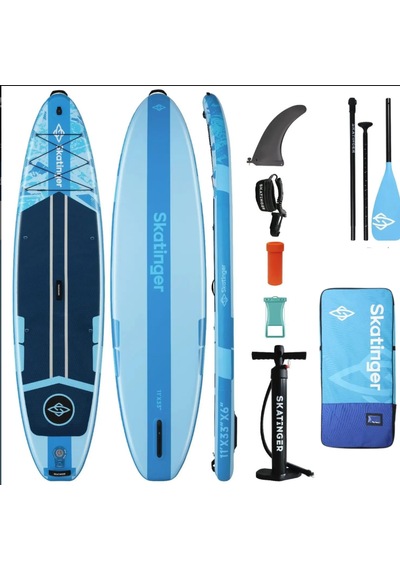 Kamera Aparatlı Stand Up Paddle Board 335x84x15 Cm Ölçülerinde Şişme Sörf Tahtası Full Set