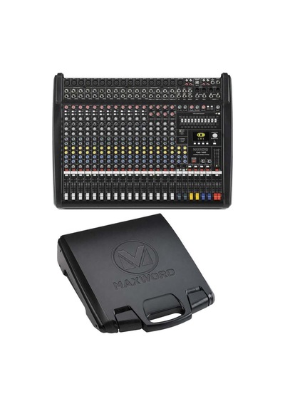 Maxword Cms 1600-3 Mixer 16 Kanal Analog Kompakt Power Mikser