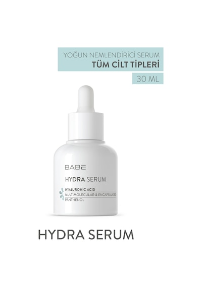 Babe Hydra Serum 30 ml - 6% Kapsüllü Hyalüronik Asit Kompleksi İçeren Serum