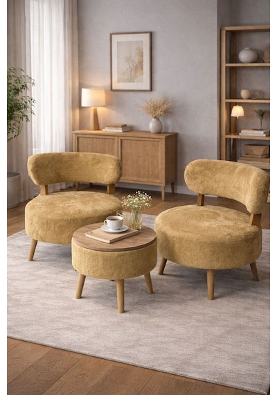 Çay Seti İkili Koltuk Berjer Ve Puf Takımı 3 Lü Takım Balkon, Salon ,ofis ,bahçe Takımı Kahverengi Çay Seti İkili Koltuk Berjer Ve Puf Takımı 3 Lü Takım Balkon, Salon ,ofis ,bahçe Takımı Kahverengi