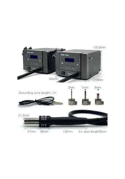 Quick 862dw+ 1000w Sıcak Hava Onarım İstasyonu